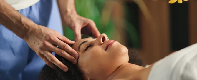 Forehead Massage Therapy to Relieve Headache