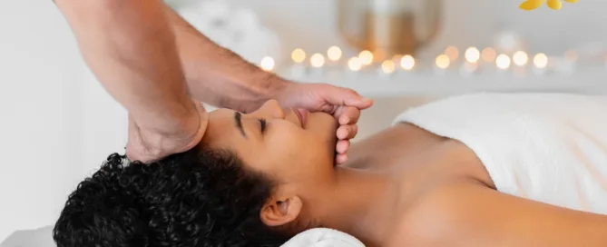 Head Massage Performed by an Experienced Therapist