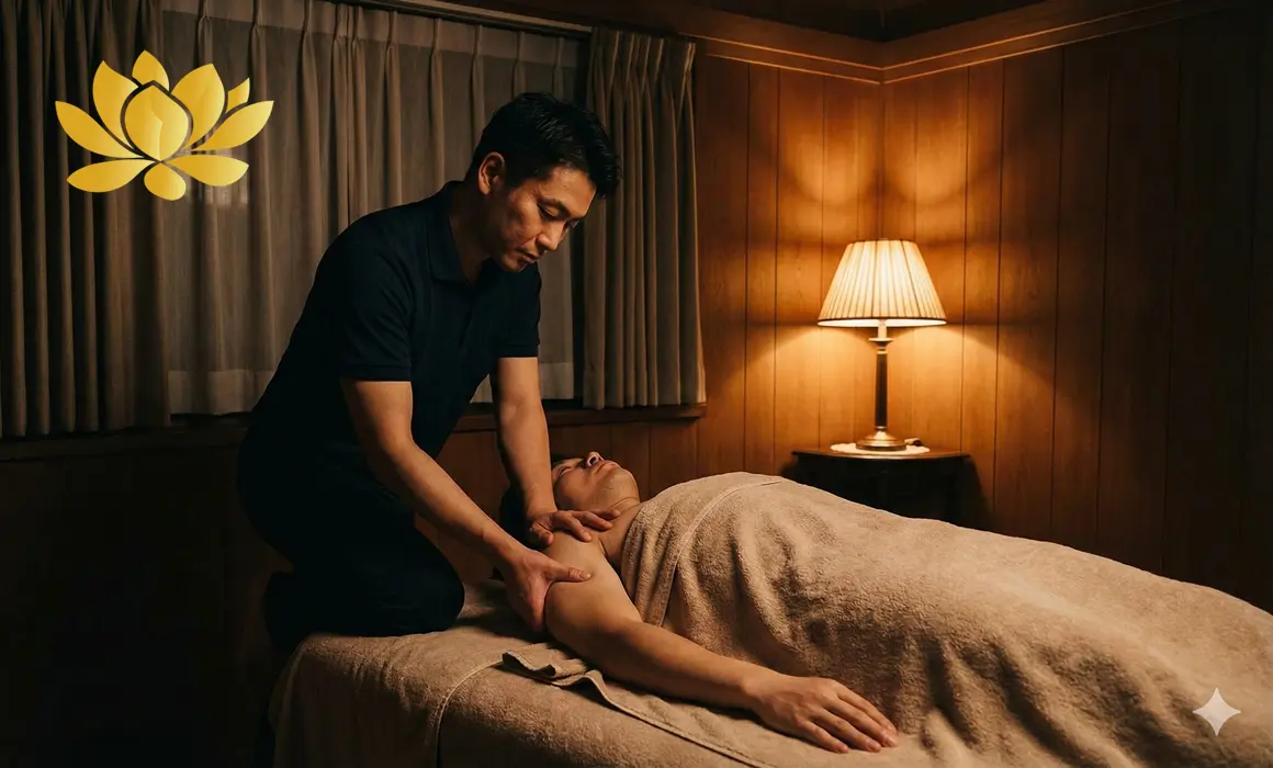 Male Therapist inside a Spakol in Metro Manila